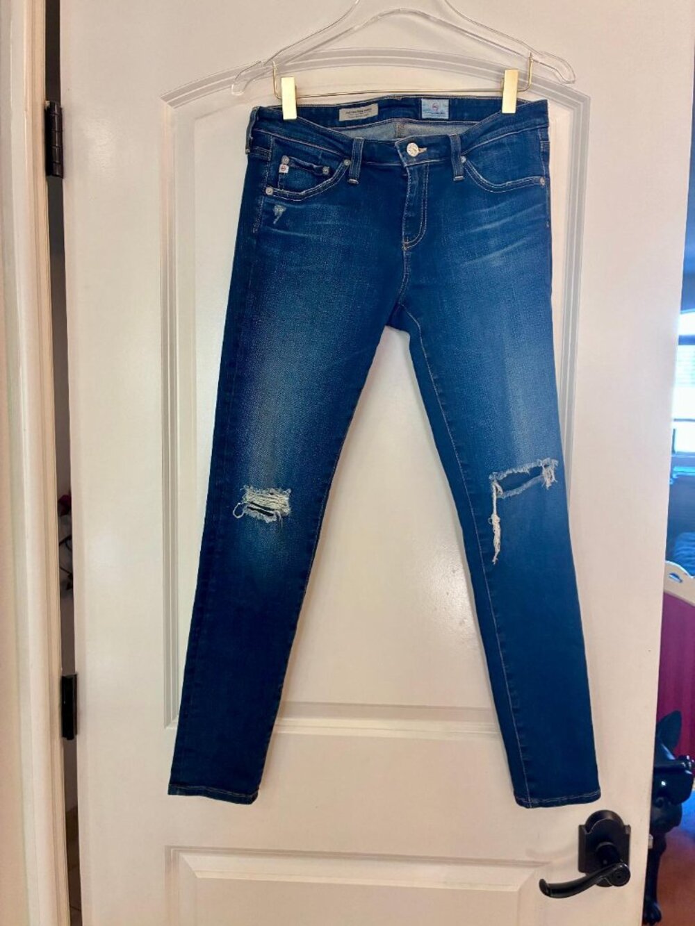 AG Adriano Goldschmied The Legging Super Skinny Ankle 28R Medium Wash, 8" Rise